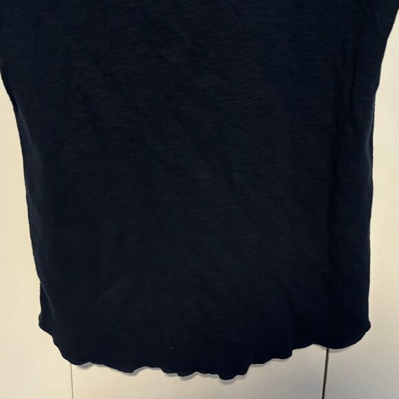 Wings + Horns Blue Short Sleeve Henley Tee - Small - Picture 7 of 7